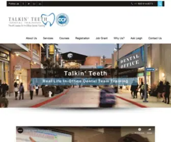 Talkinteeth.com(Talkin' Teeth Dental Training) Screenshot