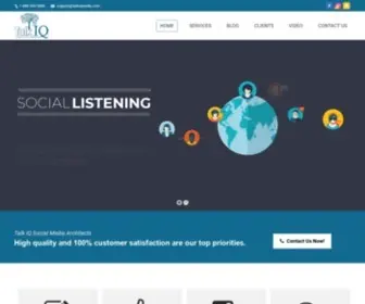 TalkiqMedia.com(Talk IQ Media) Screenshot