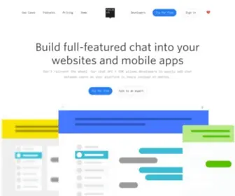Talkjs.com(Chat API with pre) Screenshot