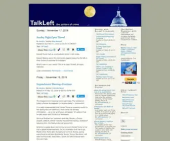 Talkleft.com(The Politics Of Crime) Screenshot