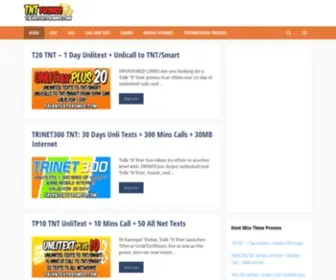 Talkntextpromos.com(Talk 'N Text Promos) Screenshot