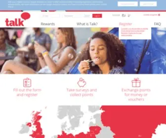 Talkonlinepanel.com(Earn money with online surveys) Screenshot