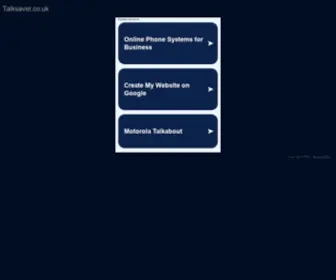 Talksaver.co.uk(Business Mobile Phone Deals) Screenshot