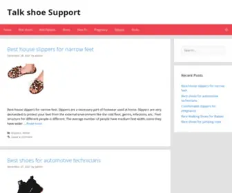 Talkshoesupport.com(Talk shoe Support) Screenshot