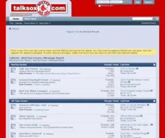 Talksox.com(Red Sox Forum) Screenshot