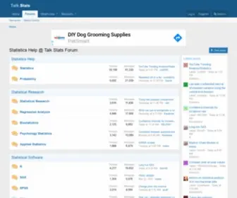 Talkstats.com(Statistics Help @ Talk Stats Forum) Screenshot