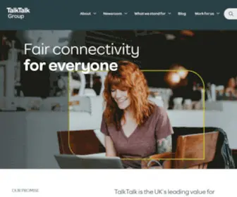 Talktalkgroup.com(TalkTalk Group) Screenshot