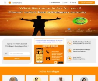 Talktoastro.com(Online Astrology Consultation) Screenshot
