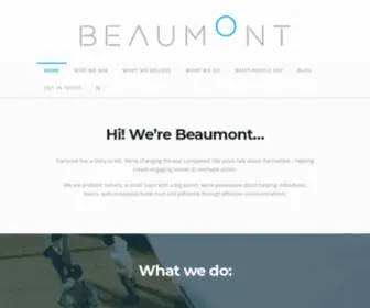 Talktobeaumont.com(Communications and training consultancy based in Lausanne) Screenshot