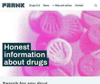 Talktofrank.com(Honest information about drugs) Screenshot