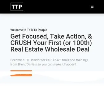 Talktopeople.com(Talk To People) Screenshot