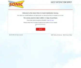 Talktosonic.com(Sonic Drive) Screenshot