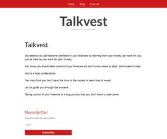 Talkvest.com(Talkvest) Screenshot
