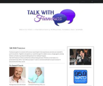 Talkwithfrancesca.com(Francesca) Screenshot