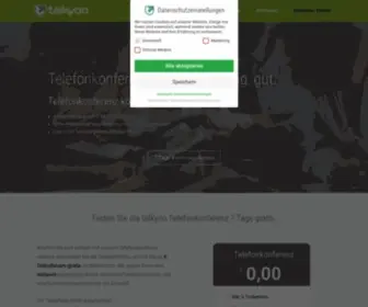 Talkyoo.net(Telefonkonferenz) Screenshot