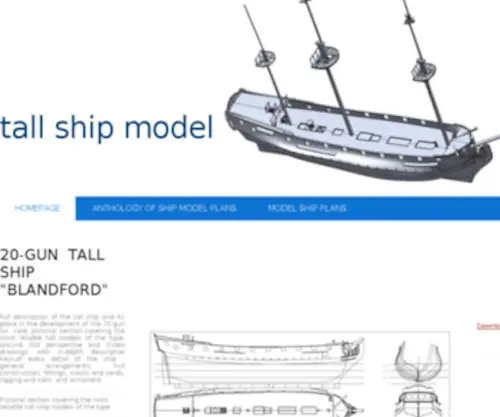 Tall-Shipmodel.com(Model ships) Screenshot