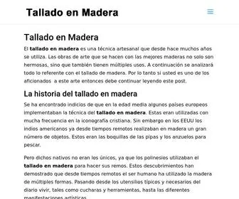 Talladoenmadera.com(Tallado en Madera) Screenshot