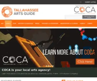 Tallahasseearts.org(Tallahassee Arts Guide) Screenshot