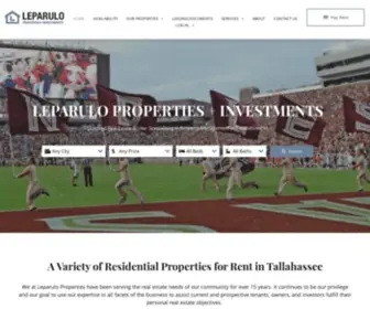 Tallahasseecollegerentals.com(FL Homes for Rent & Property Management) Screenshot