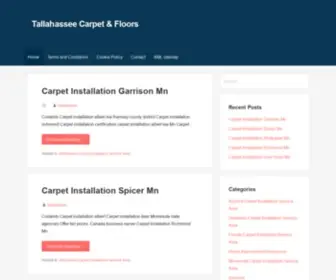 Tallahasseeflcarpetcleaning.com(Mn Installation Carpet Lake Lillian) Screenshot