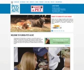 Tallahasseepetsalive.org(Florida Pets Alive) Screenshot