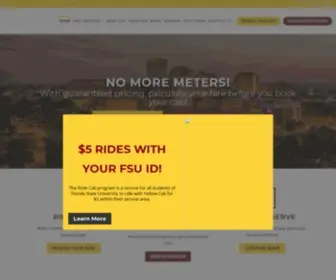 Tallahasseeyellowcab.com(Cab Services for Leon County) Screenshot