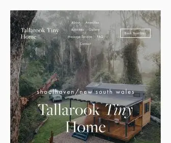 Tallarooktinyhome.com(Tallarook Tiny Home) Screenshot