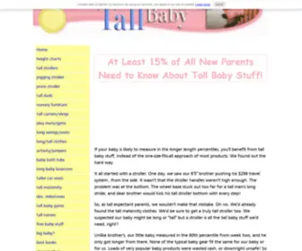Tallbabystuff.com(The Unique Tall Baby Stuff) Screenshot