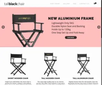 Tallblackchair.com.au(Custom Makeup Chair) Screenshot