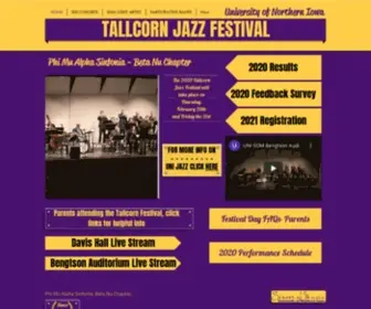 TallcornjazzFest.com(The Tallcorn festival) Screenshot