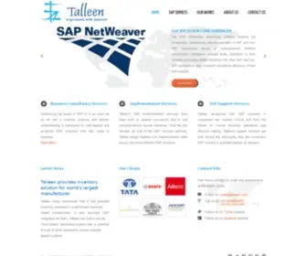 Talleen.com(Talleen Technologies) Screenshot