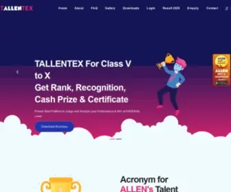 Tallentex.com Screenshot