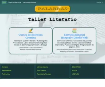 Taller-Palabras.com(Taller literario Cursos de escritura) Screenshot