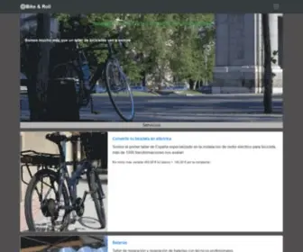 Tallerbicicletasmadrid.com(Quieres poner motor a tu bicicleta tu taller es) Screenshot