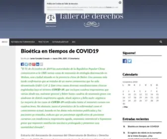 Tallerdederechos.com(Taller de derechos) Screenshot