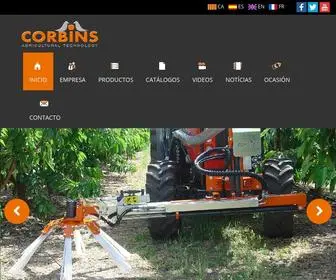 Tallerescorbins.com(Venta de Maquinaria Agrícola) Screenshot
