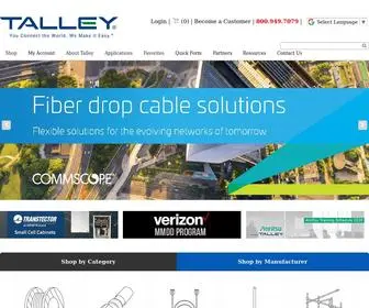 Talleycom.com(Talley Inc) Screenshot