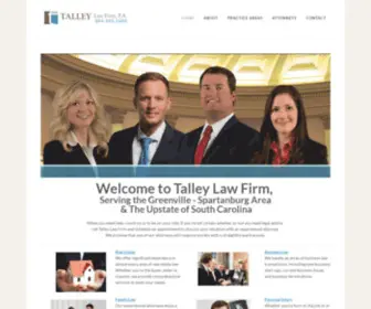 Talleylawfirm.com(TALLEY LAW FIRM) Screenshot