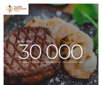 Tallinnrestaurantweek.ee(Tallinna) Screenshot