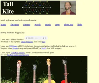 Tallkite.com(Microtonal software) Screenshot