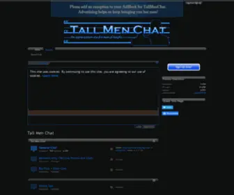 Tallmenchat.com(Tall Men Chat) Screenshot