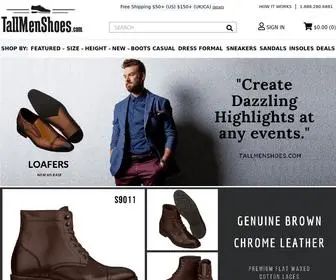 Tallmenshoes.com(Styles of Elevator Height Increasing High Heel Shoes for Men) Screenshot