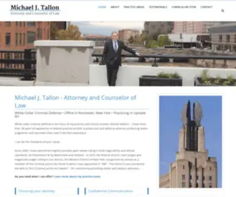 Tallonlaw.com(Federal White Collar Criminal Defense) Screenshot