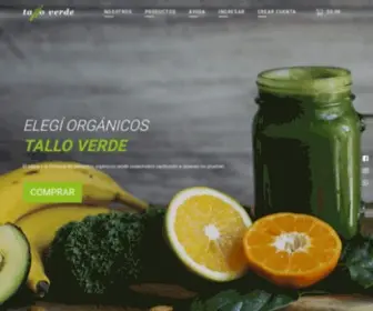 Talloverde.com(Tallo Verde. Frutas Orgánicas) Screenshot