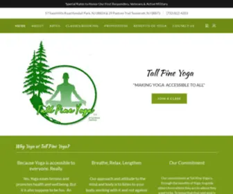 Tallpineyoga.com(Tall Pine Yoga) Screenshot