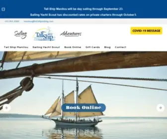 Tallshipsailing.com(Tall Ship Manitou) Screenshot