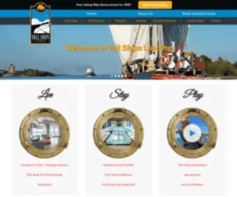 Tallshipslanding.com(Tall Ships Landing Coastal Resort) Screenshot