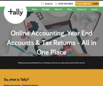 Tallyaccounts.co.uk(All of your accounting and taxation needs in one place) Screenshot