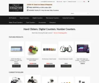 Tallycounterstore.com(Hand Clickers & Digital Counters) Screenshot