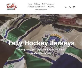 Tallycustomhockeyjerseys.com(Tally Hockey Jerseys) Screenshot